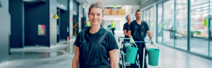 Cleaning team