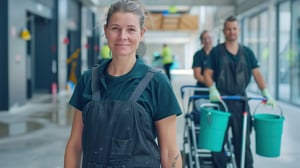 Rengøring - Kvinde 45 år kontor