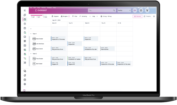 Flexible task management with tailored features and full overview
