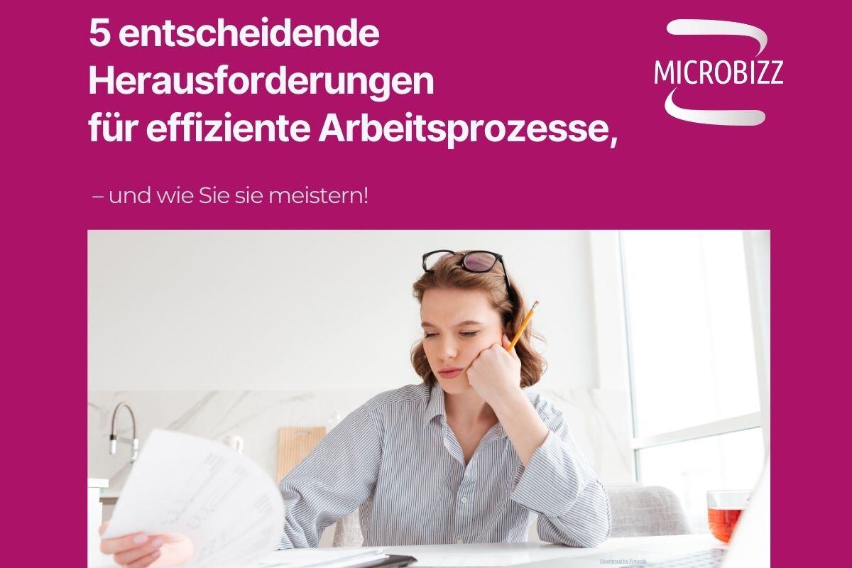 Effiziente Arbeitsprozesse und wie Sie Herausforderungen meistern